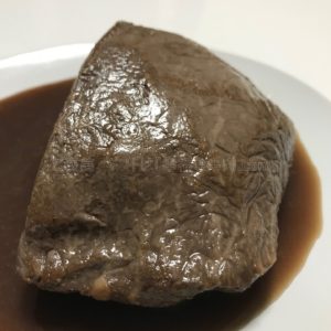 たわら屋の特選黒毛和牛「ランプ」極撰ローストビーフの肉の塊の写真